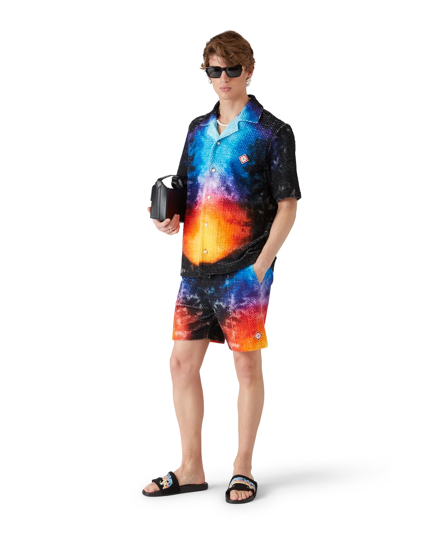 Gradient Short Sleeve Towelling Shirt