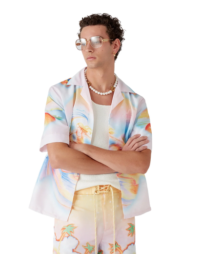 Psychedelic Nirvana Short Sleeve Swim Shirt