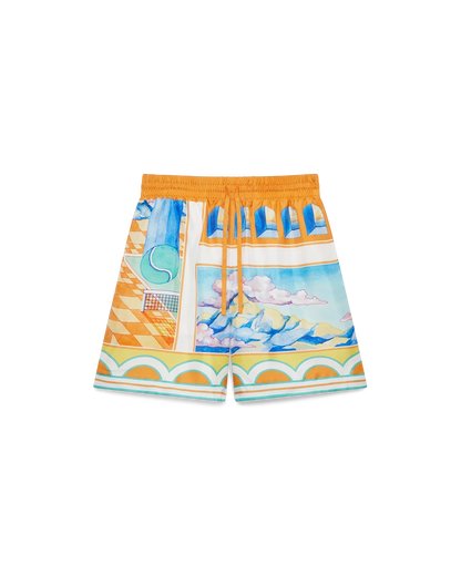 Surreal Pool Silk Shorts