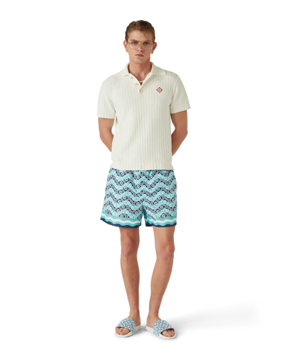 Monogram Wave Swim Shorts