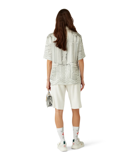 Sacred Stone Short Sleeve Silk Shirt