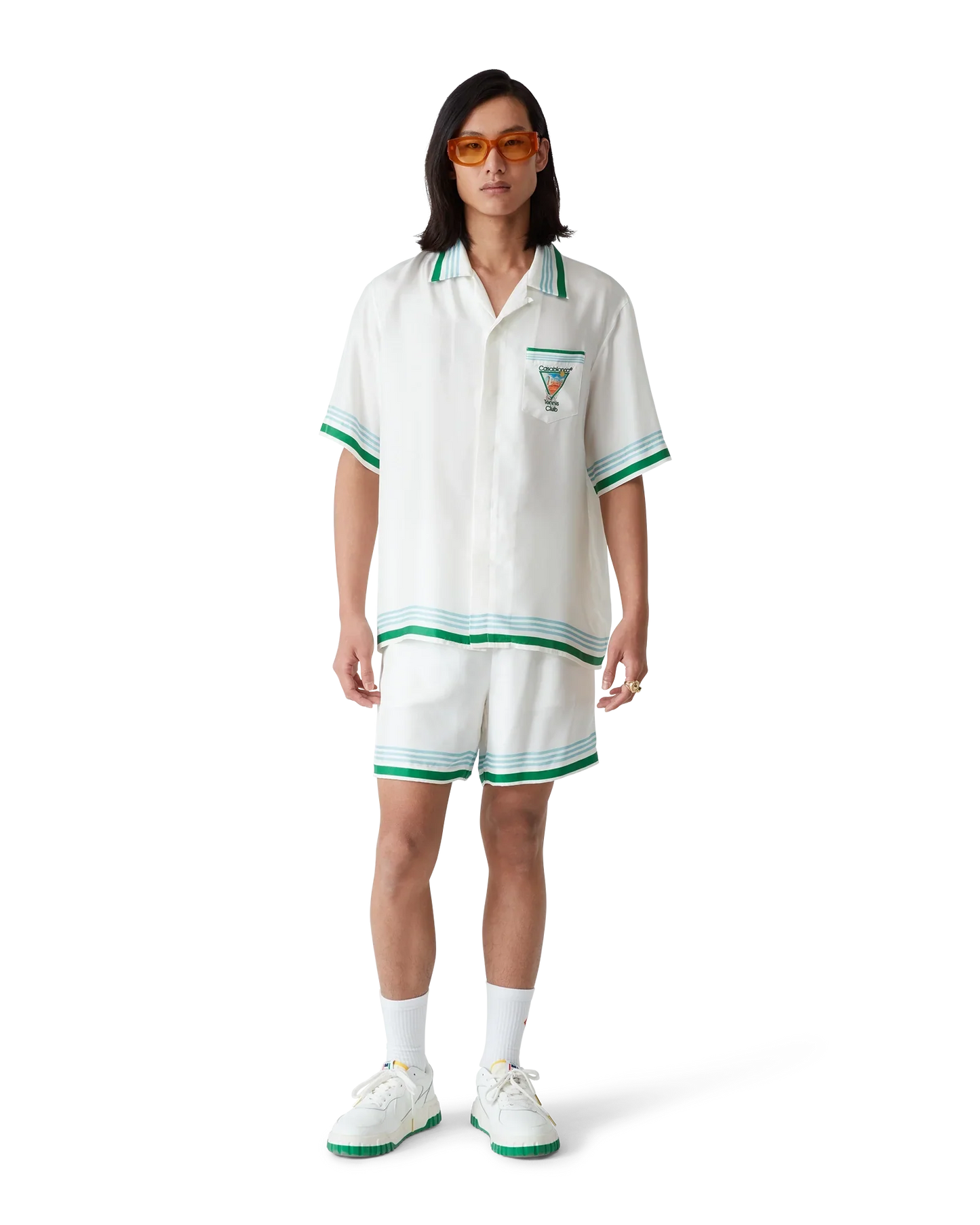 Metaphysical Tennis Icon Silk Shorts