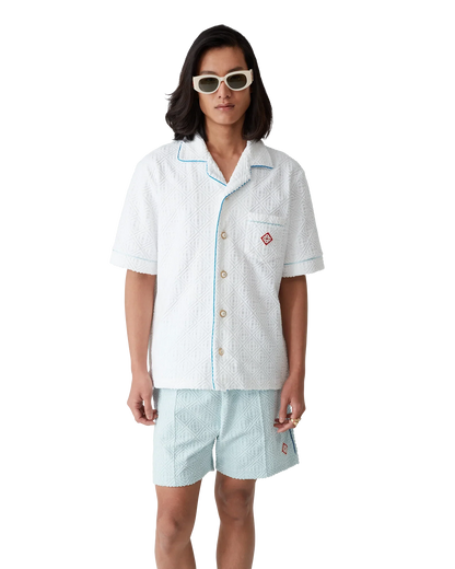 Monogram Short Sleeve Towelling Shirt