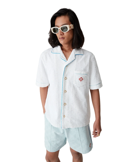 Monogram Short Sleeve Towelling Shirt