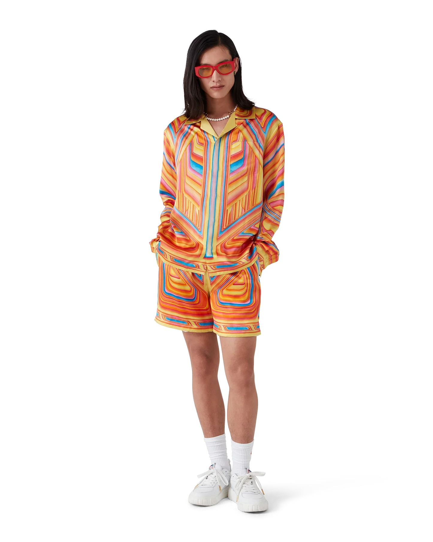 Low Rider Long Sleeve Silk Shirt
