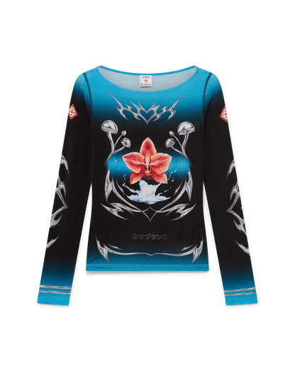 Blades Slinky Jersey Long Sleeve Top