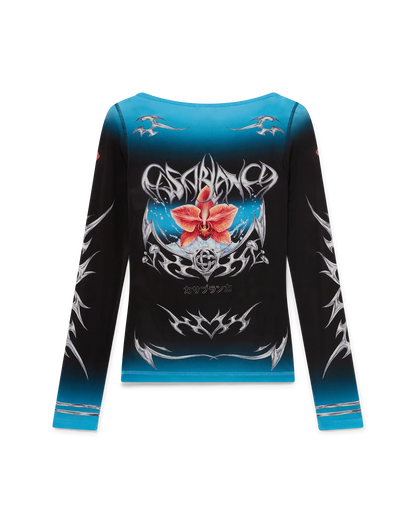 Blades Slinky Jersey Long Sleeve Top