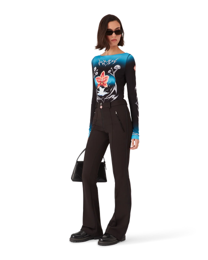 Blades Slinky Jersey Long Sleeve Top