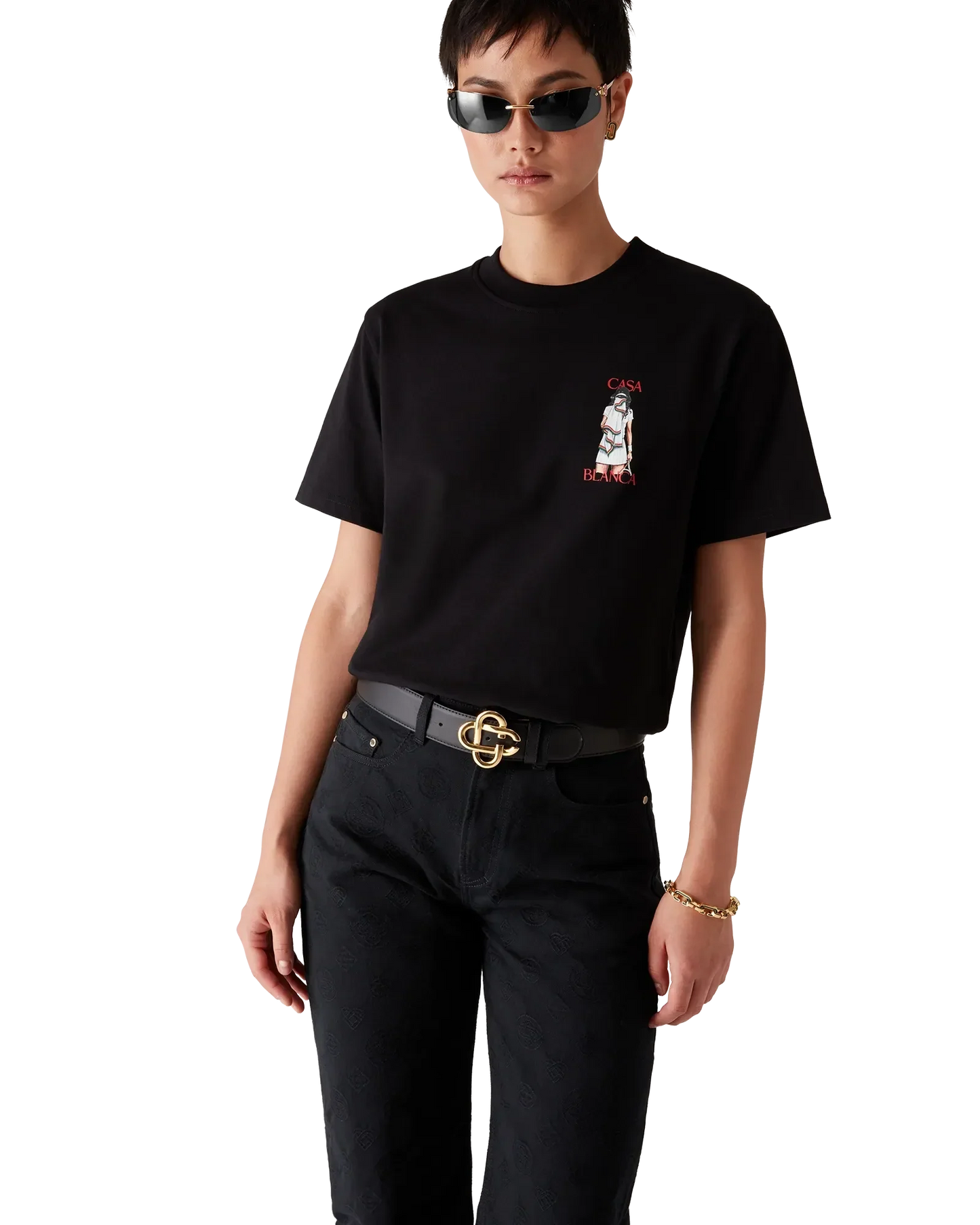 Tennis Girl Short Sleeve T-Shirt