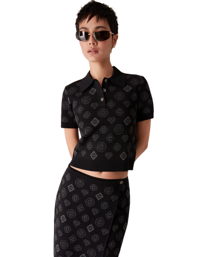Monogram Jacquard Polo