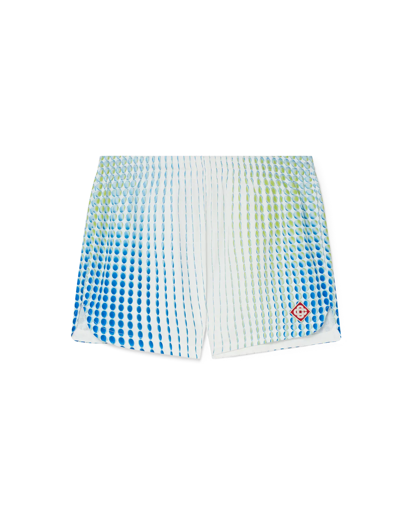 Printed Poly Taffeta Shorts