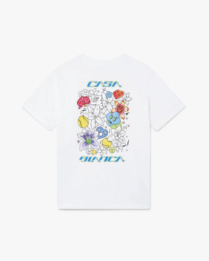 White Graffiti Short Sleeve T-Shirt
