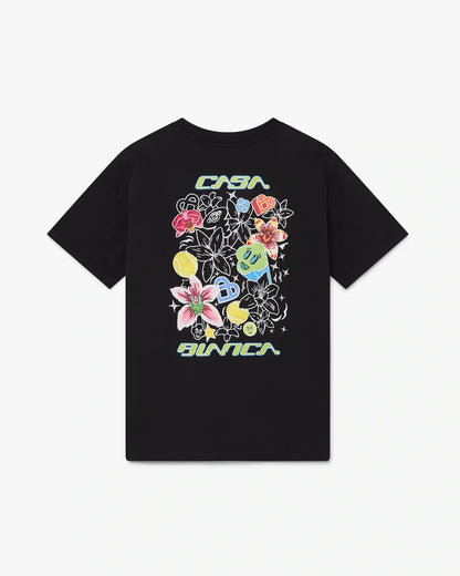 Black Graffiti Short Sleeve T-Shirt
