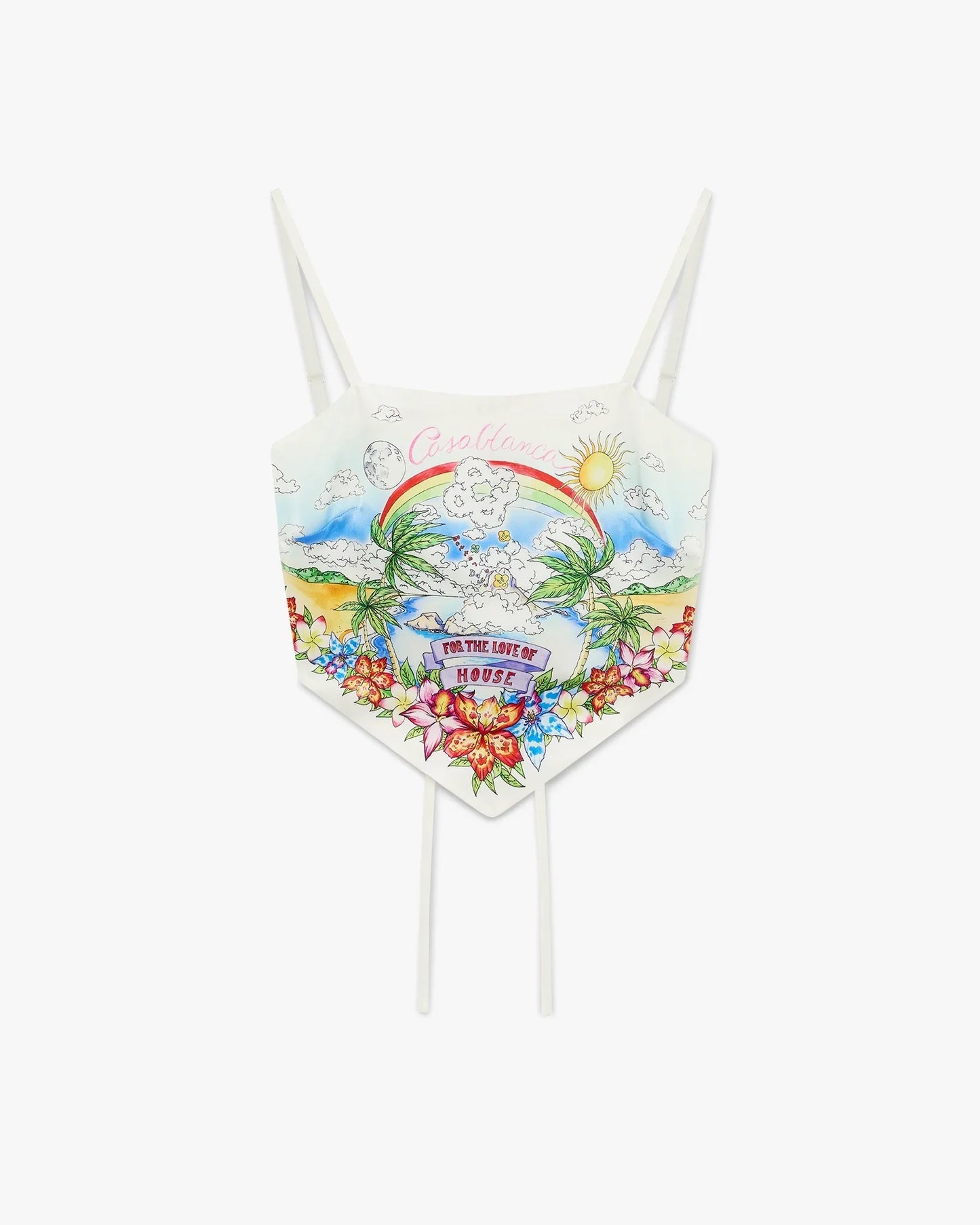 Better Days Silk Satin Scarf Top