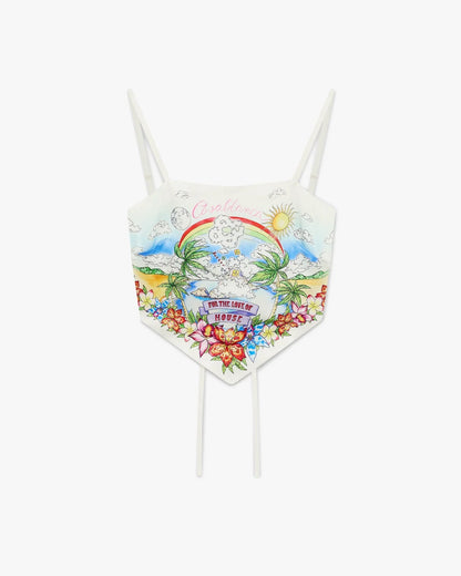 Better Days Silk Satin Scarf Top