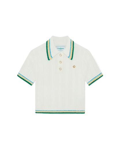 Rib Boucle Polo Shirt