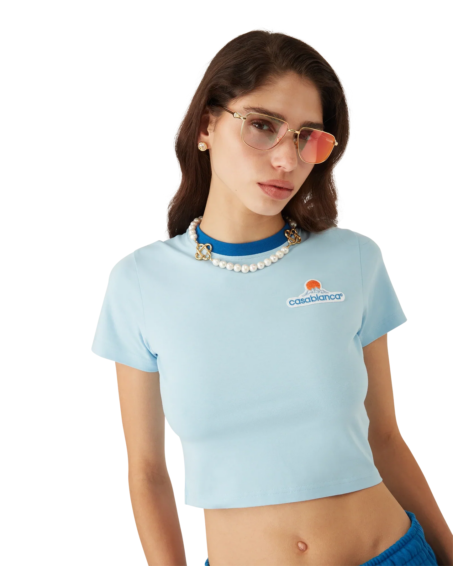 Montagne Cropped Short Sleeve T-Shirt
