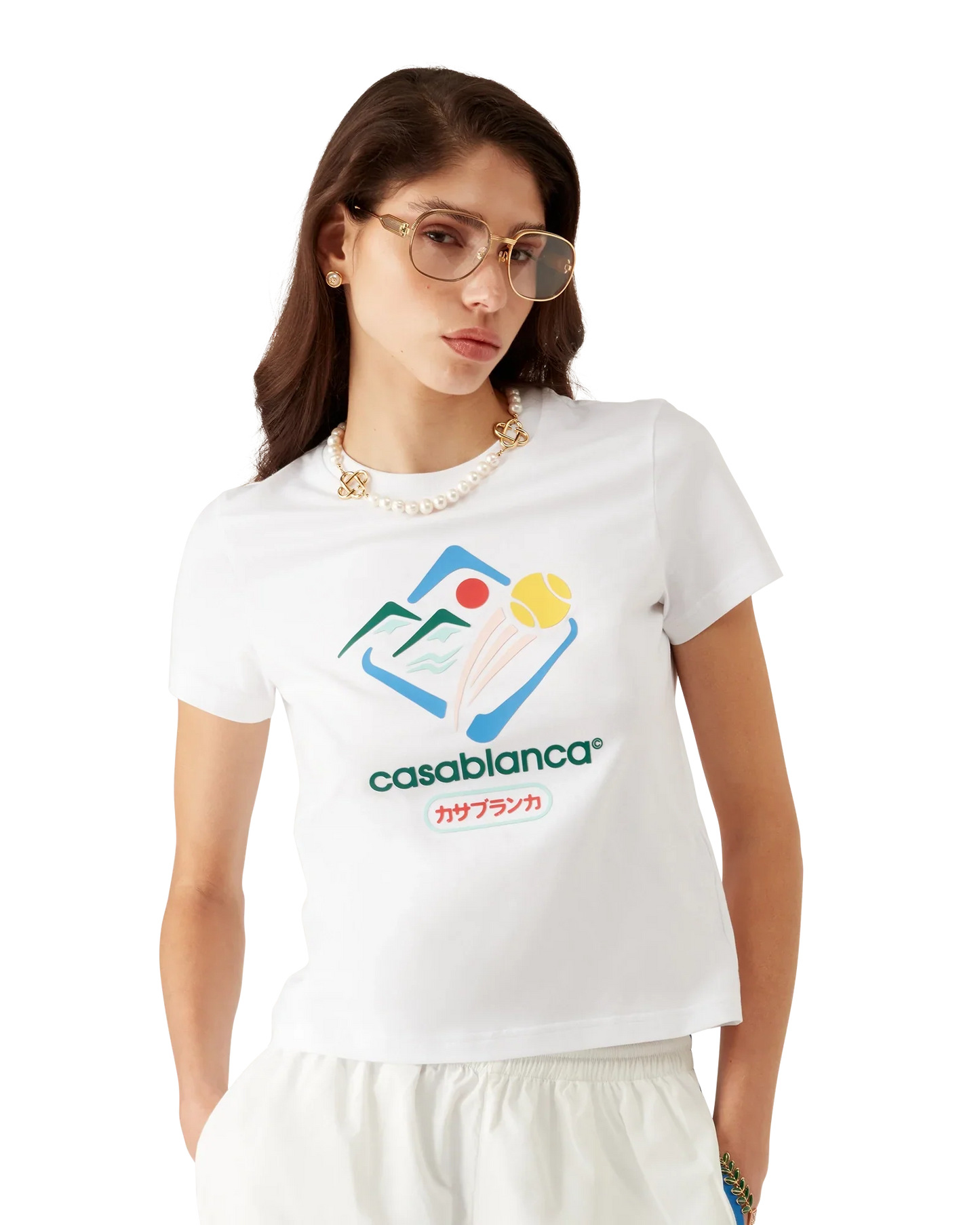 Montagne Sportif Cropped Short Sleeve T-Shirt