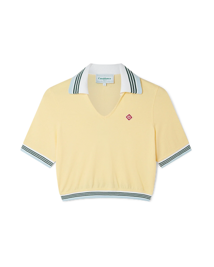 Cropped Pique Polo