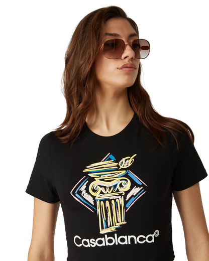 Diamond Column Baby Short Sleeve T-Shirt