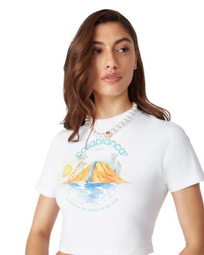 Oasis Cropped Short Sleeve T-Shirt
