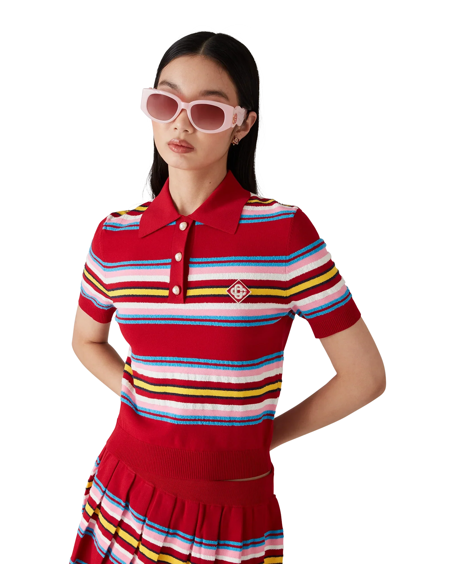 Stripe Polo Shirt